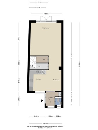Floorplan - Morgenstond 43, 5283 GJ Boxtel